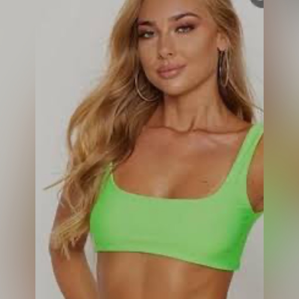 NWT Montce Lima Allie Micro Ribbed Swim Top |Size XL